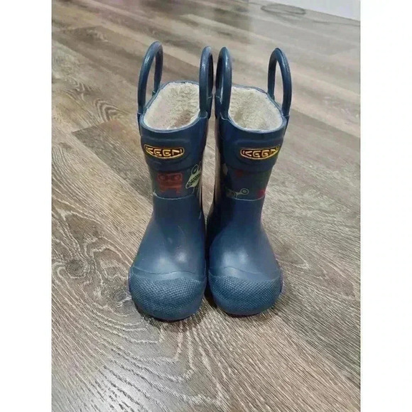Keen Toddler Monster Lined Rubber‎ Boot Size 4 - Picture 1 of 6
